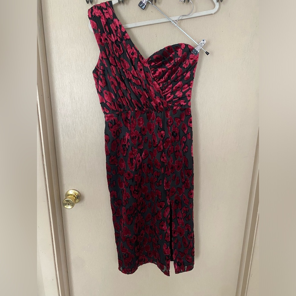 Aidan Mattox one shoulder dress